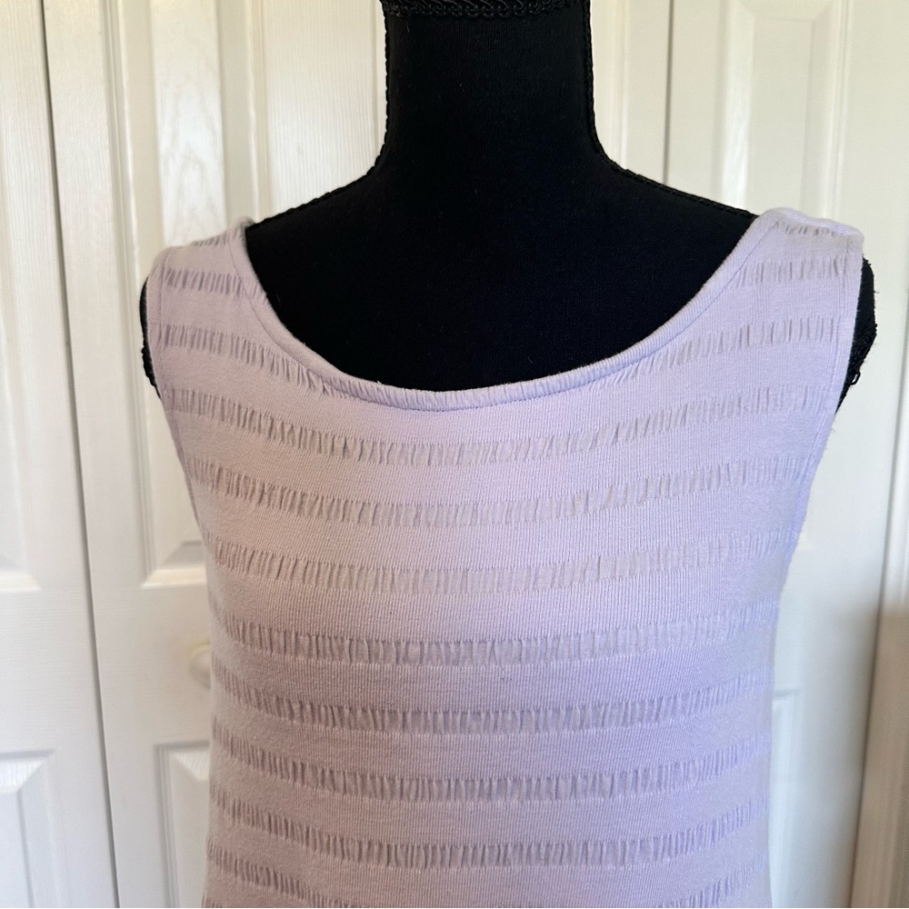 Anthropologie Lavender Open-Back Tiered Mini Dress Size M - Picture 6 of 13